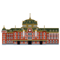 東京駅のイラスト